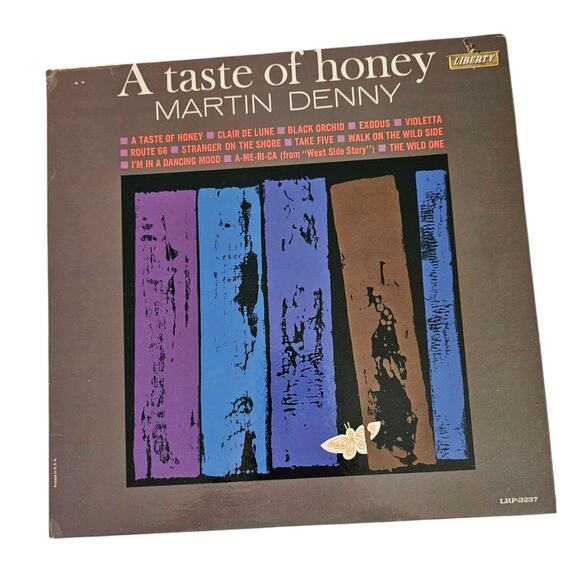 A Taste of Honey Martin Denny Vinyl Record LP Vintage 12 in Liberty Records - Picture 1 of 3